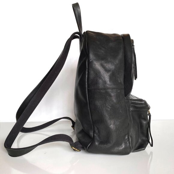 Madewell Lorimer Black Italian Leather Full Size Large 14\